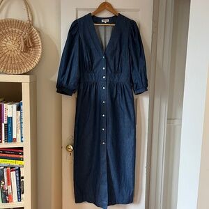 Horses Atelier Paz Dress - Size 8-10 US - Denim